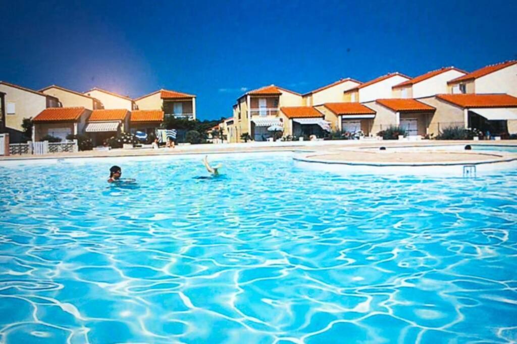 Barcaresa-Villa Sur Le Sable Vue Mer Panoramique Piscine Clim Wifi Le Barcares Exterior photo